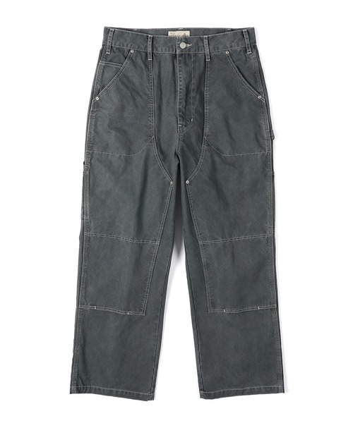 The DUFFER of ST.GEORGE（ザダファーオブセントジョージ）の「VINTAGE PIGMENT DUCK W KNEE WORK PANTS：ヴィンテージ加工 ダック ダブルニー ワークパンツ（その他パンツ・メンズ・アイボリー/チャコールグレー・LARGE/MEDIUM）」の10枚目の写真
