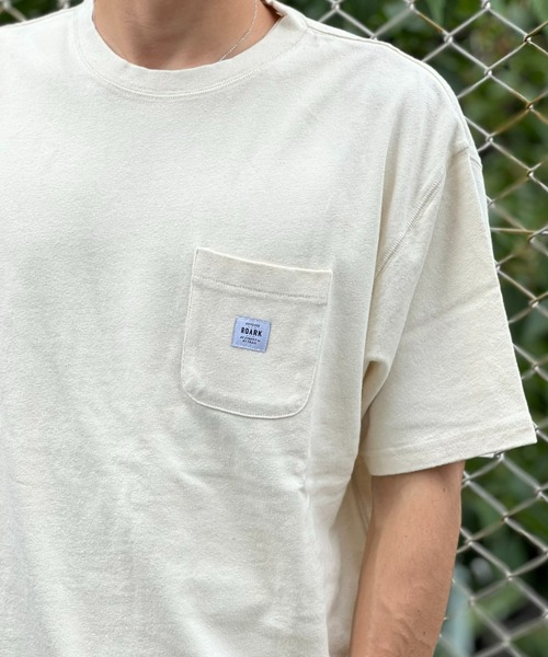 ROARK REVIVAL（ロアークリバイバル）の「【ROARK】H/W HEMPCOTTON S/S TEE（Tシャツ/カットソー・メンズ・ホワイト・MEDIUM/LARGE/X-LARGE）」の6枚目の写真