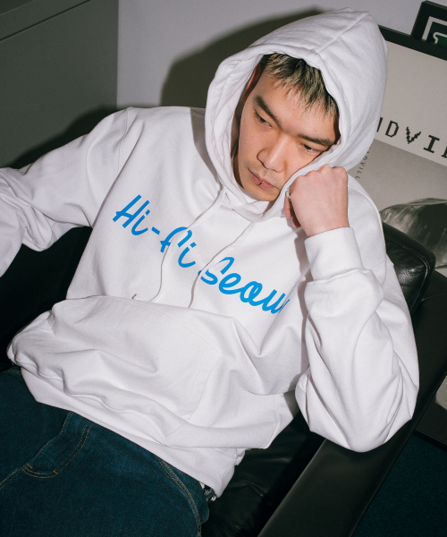 KRB Hi-Fi Seoul Hoodie - White（パーカー）｜Kompakt Record Bar