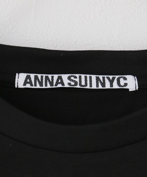 anna sui nyc(アナ スイ エヌ ワイ シー)の「ANNA SUI NYC / アナスイエヌワイシー トロンプルイユプリントビッグTシャツ(Tシャツ/カットソー・レディース・ブラック/ピンク/ホワイト・FREE)」の10枚目の写真