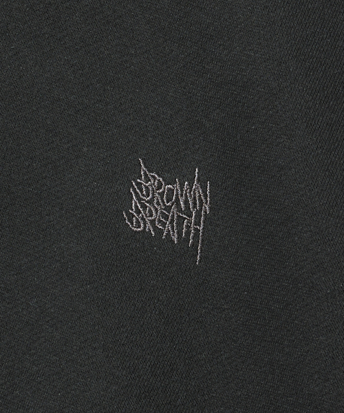 BROWNBREATH（ブラウンブレス）の「TAG CAMO RAGLAN HOODIE - BLACK（パーカー・レディース・その他・S/M/L/XL）」の4枚目の写真