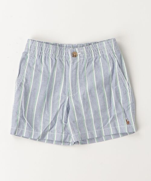 POLO RALPH LAUREN CHILDRENSWEAR（ポロ ラルフ ローレン チルドレンズウェア）の「Polo プレップスター ストライプド オックスフォード ショートパンツ（その他パンツ・キッズ・ブルー・7/3/6/4）」の2枚目の写真