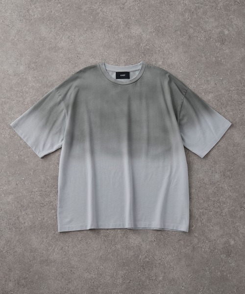 CIYOT(シヨウト)の「【CIYOT】USAコットン レギュラーフィット グラデーション クルーネック半袖Tシャツ<接触冷感・UVカット>(Tシャツ/カットソー・メンズ・グレー/チャコールグレー/ブルー/ブラック・S/M/L)」の16枚目の写真