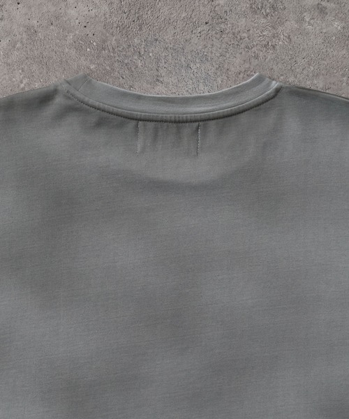CIYOT(シヨウト)の「【CIYOT】USAコットン レギュラーフィット グラデーション クルーネック半袖Tシャツ<接触冷感・UVカット>(Tシャツ/カットソー・メンズ・グレー/チャコールグレー/ブルー/ブラック・S/M/L)」の20枚目の写真