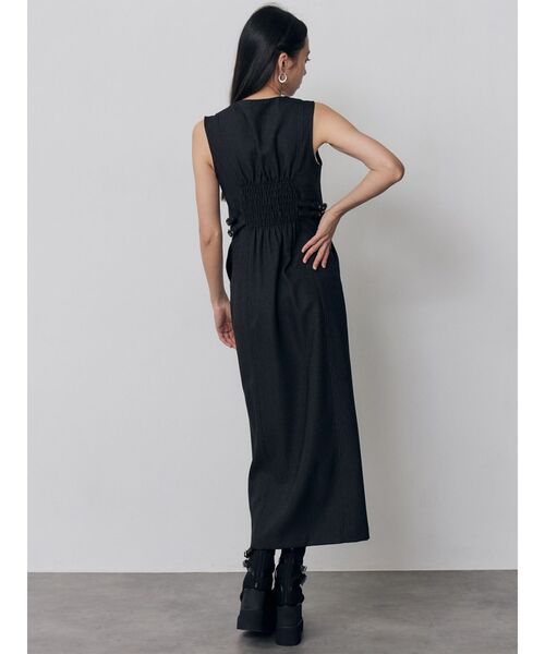 MURUA（ムルーア）の「デニムライクワンピース（ワンピース・レディース・インディゴブルー/ブラック・2/1）」の7枚目の写真