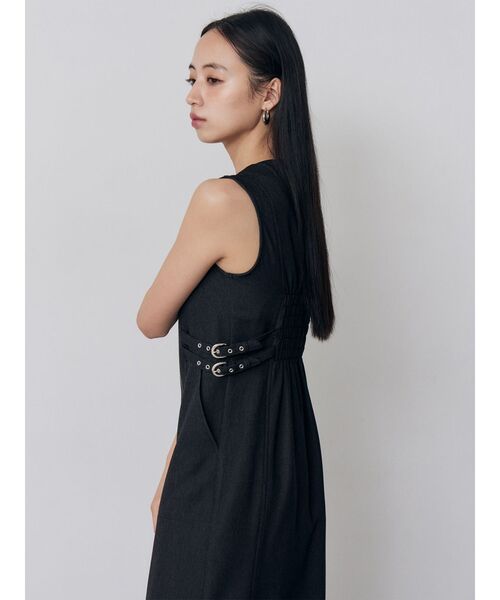 MURUA（ムルーア）の「デニムライクワンピース（ワンピース・レディース・インディゴブルー/ブラック・2/1）」の11枚目の写真