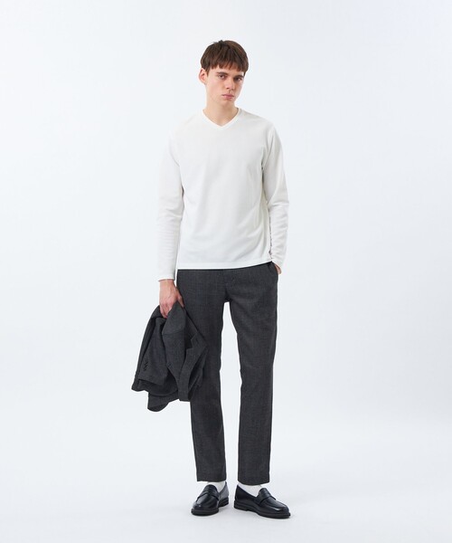 MACKINTOSH PHILOSOPHY(マッキントッシュ フィロソフィー)の「テーラードジャージーパンツ グレンチェックカラミ(その他パンツ・メンズ・チャコールグレー/ブルー系その他7・42/38/40)」の7枚目の写真