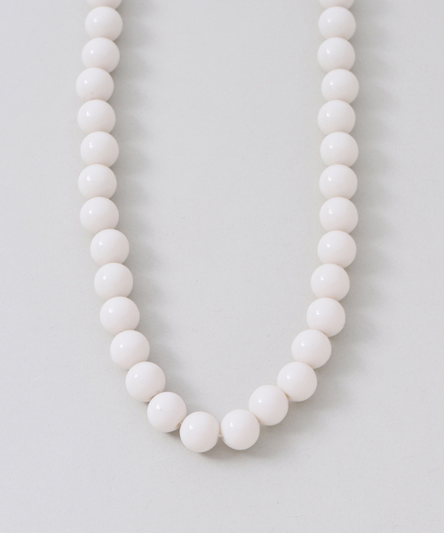 SLOBE IENA（スローブイエナ）の「mabel/マベル SLOBE別注 ビーズネックレス（ネックレス・レディース・アイボリー/ホワイト・FREE）」の12枚目の写真