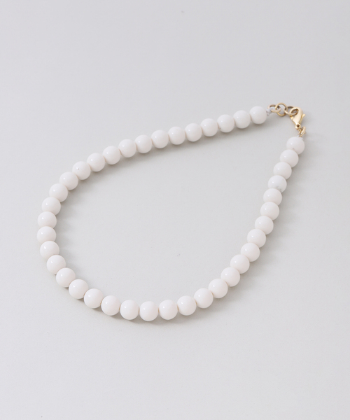 SLOBE IENA（スローブイエナ）の「mabel/マベル SLOBE別注 ビーズネックレス（ネックレス・レディース・アイボリー/ホワイト・FREE）」の3枚目の写真