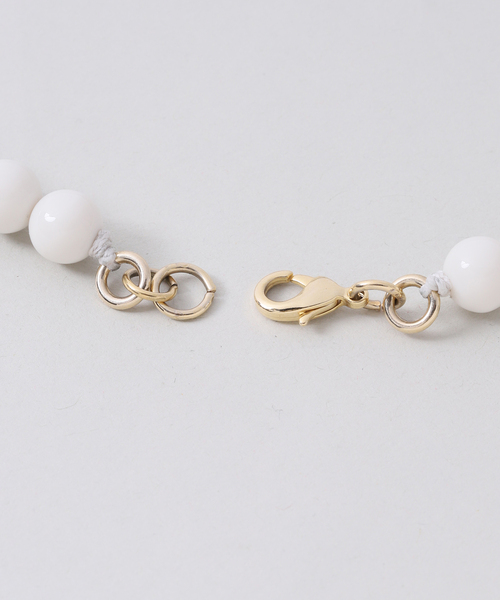 SLOBE IENA（スローブイエナ）の「mabel/マベル SLOBE別注 ビーズネックレス（ネックレス・レディース・アイボリー/ホワイト・FREE）」の5枚目の写真