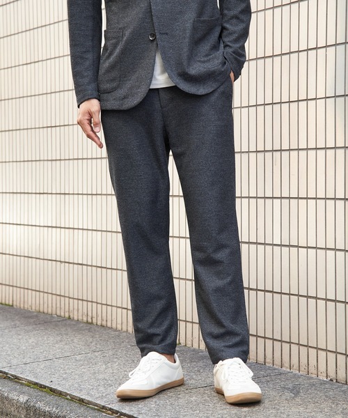 IKKA LOUNGE(イッカラウンジ)の「GOKU楽ワークメランジライトパンツ(その他パンツ・メンズ・チャコール/ネイビー・M/XL/L/S)」の1枚目の写真