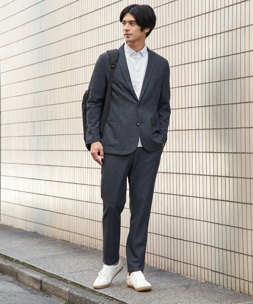 IKKA LOUNGE(イッカラウンジ)の「GOKU楽ワークメランジライトパンツ(その他パンツ・メンズ・チャコール/ネイビー・M/XL/L/S)」の6枚目の写真