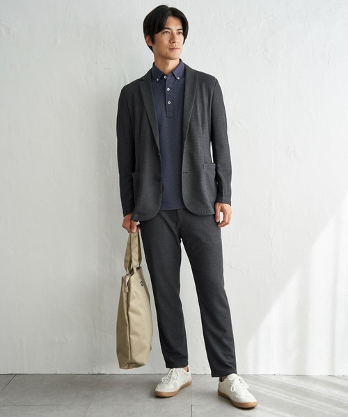IKKA LOUNGE(イッカラウンジ)の「GOKU楽ワークメランジライトパンツ(その他パンツ・メンズ・チャコール/ネイビー・M/XL/L/S)」の18枚目の写真