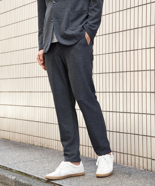 IKKA LOUNGE(イッカラウンジ)の「GOKU楽ワークメランジライトパンツ(その他パンツ・メンズ・チャコール/ネイビー・M/XL/L/S)」の3枚目の写真