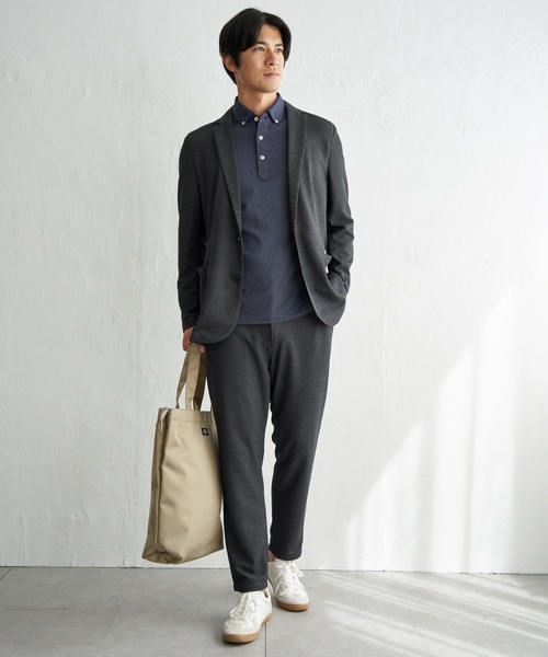 IKKA LOUNGE(イッカラウンジ)の「GOKU楽ワークメランジライトパンツ(その他パンツ・メンズ・チャコール/ネイビー・M/XL/L/S)」の17枚目の写真