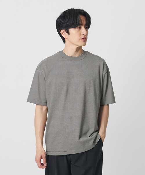 BEAUTY&YOUTH UNITED ARROWS(ビューティーアンドユースユナイテッドアローズ)の「ギザコットン スパーブ クルーネック Tシャツ(Tシャツ/カットソー・メンズ・その他1/ホワイト/ブラック/ライム・XL/M/S/L)」の4枚目の写真