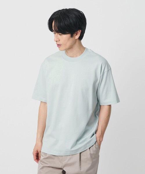 BEAUTY&YOUTH UNITED ARROWS(ビューティーアンドユースユナイテッドアローズ)の「ギザコットン スパーブ クルーネック Tシャツ(Tシャツ/カットソー・メンズ・その他1/ホワイト/ブラック/ライム・XL/M/S/L)」の1枚目の写真