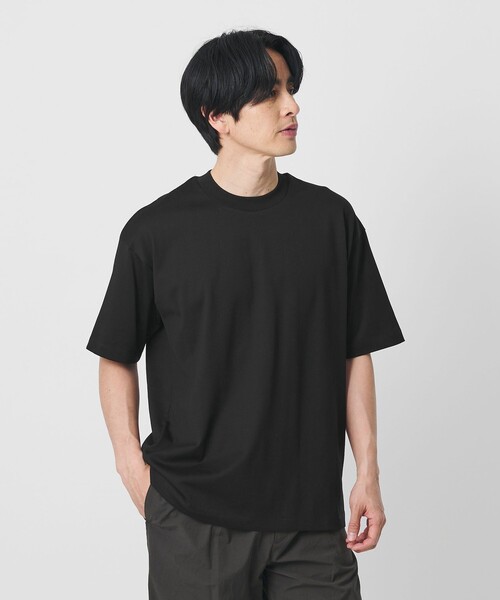 BEAUTY&YOUTH UNITED ARROWS(ビューティーアンドユースユナイテッドアローズ)の「ギザコットン スパーブ クルーネック Tシャツ(Tシャツ/カットソー・メンズ・その他1/ホワイト/ブラック/ライム・XL/M/S/L)」の3枚目の写真