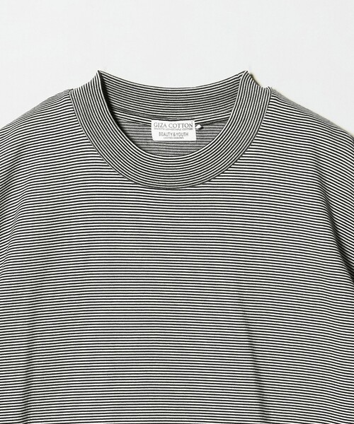 BEAUTY&YOUTH UNITED ARROWS(ビューティーアンドユースユナイテッドアローズ)の「ギザコットン スパーブ クルーネック Tシャツ(Tシャツ/カットソー・メンズ・その他1/ホワイト/ブラック/ライム・XL/M/S/L)」の8枚目の写真
