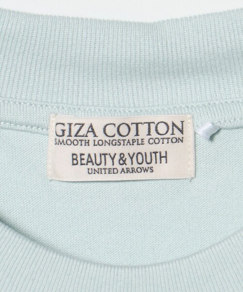 BEAUTY&YOUTH UNITED ARROWS(ビューティーアンドユースユナイテッドアローズ)の「ギザコットン スパーブ クルーネック Tシャツ(Tシャツ/カットソー・メンズ・その他1/ホワイト/ブラック/ライム・XL/M/S/L)」の6枚目の写真