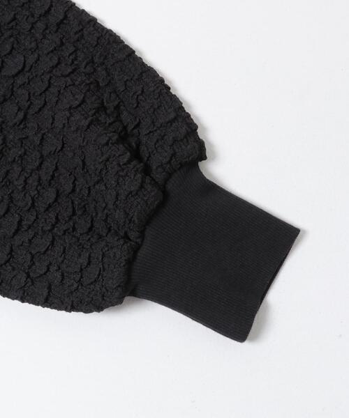 ITEMS URBANRESEARCH(アイテムズ アーバンリサーチ)の「フクレジャガードセットワンピ(ワンピース・レディース・ブラック/ブラウン・FREE)」の14枚目の写真