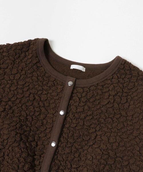 ITEMS URBANRESEARCH(アイテムズ アーバンリサーチ)の「フクレジャガードセットワンピ(ワンピース・レディース・ブラック/ブラウン・FREE)」の3枚目の写真