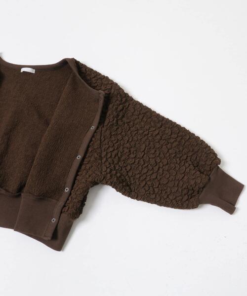 ITEMS URBANRESEARCH(アイテムズ アーバンリサーチ)の「フクレジャガードセットワンピ(ワンピース・レディース・ブラック/ブラウン・FREE)」の4枚目の写真