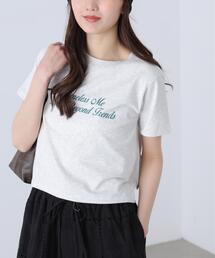 ◆ロゴプリントコンパクトTシャツ