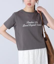 ◆ロゴプリントコンパクトTシャツ