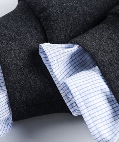 U:UME(ユーム)の「Fake Two Shirt Patchwork Sweat(スウェット・メンズ・ダークグレー/ブラック・X-LARGE/LARGE/MEDIUM/XX-LARGE)」の4枚目の写真