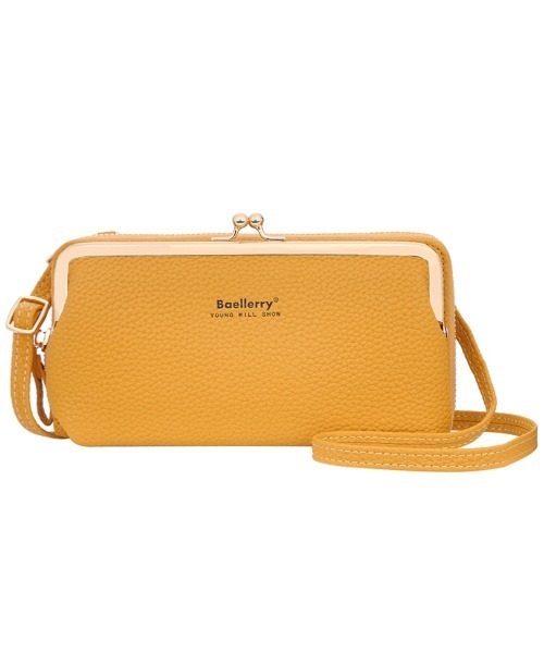 BACKYARD FAMILY（バックヤードファミリー）の「スマホポーチ お財布ポシェット blbag01（ショルダーバッグ・レディース・スモークピンク/レッド/ブラック/イエロー/グレー/ブルー/ライトピンク・FREE）」の9枚目の写真
