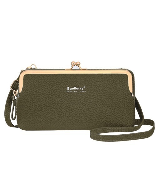 BACKYARD FAMILY（バックヤードファミリー）の「スマホポーチ お財布ポシェット blbag01（ショルダーバッグ・レディース・スモークピンク/レッド/ブラック/イエロー/グレー/ブルー/ライトピンク・FREE）」の10枚目の写真