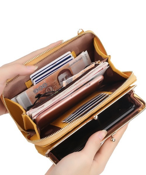 BACKYARD FAMILY（バックヤードファミリー）の「スマホポーチ お財布ポシェット blbag01（ショルダーバッグ・レディース・スモークピンク/レッド/ブラック/イエロー/グレー/ブルー/ライトピンク・FREE）」の17枚目の写真