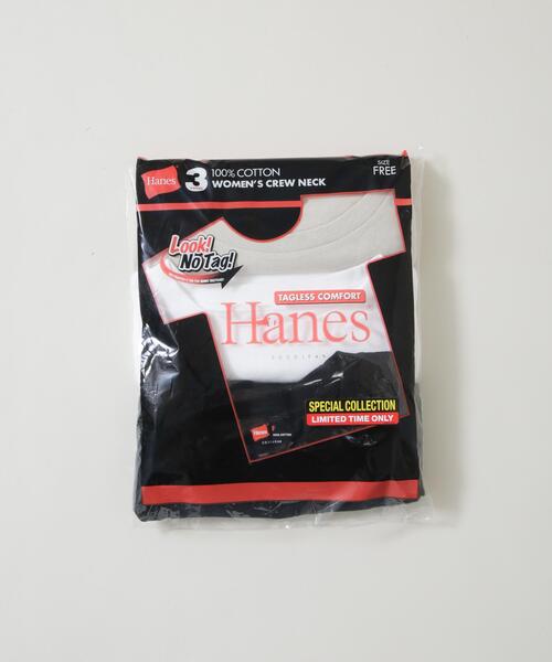 HANES(ヘインズ)の「Hanes/Hanes×DODOJEAN 3PクルーネックTシャツ(Tシャツ/カットソー・レディース・プラチナム・FREE)」の1枚目の写真