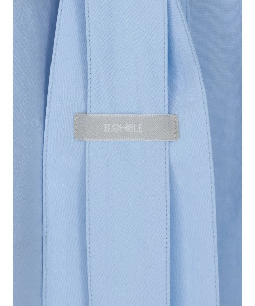 ELCHELE(エルチェレ)の「NECKTIE WITH CROPPED SHIRT(シャツ/ブラウス・レディース・ライトブルー/ピンク/オフホワイト・FREE)」の22枚目の写真