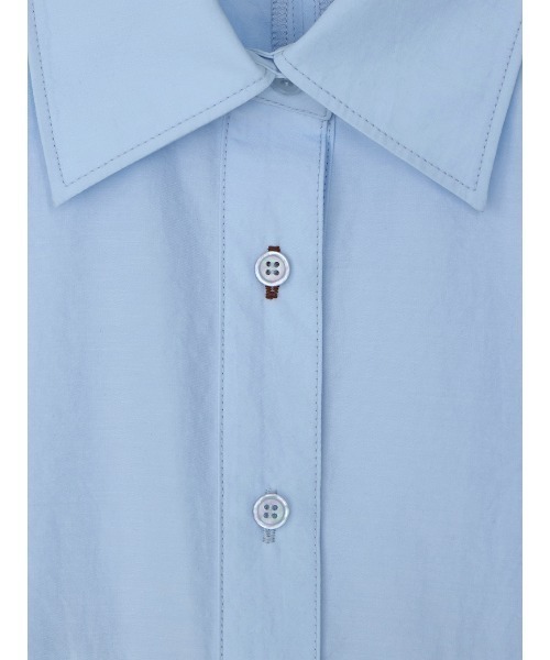 ELCHELE(エルチェレ)の「NECKTIE WITH CROPPED SHIRT(シャツ/ブラウス・レディース・ライトブルー/ピンク/オフホワイト・FREE)」の20枚目の写真