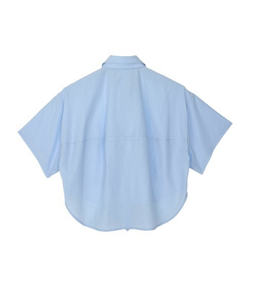 ELCHELE(エルチェレ)の「NECKTIE WITH CROPPED SHIRT(シャツ/ブラウス・レディース・ライトブルー/ピンク/オフホワイト・FREE)」の18枚目の写真