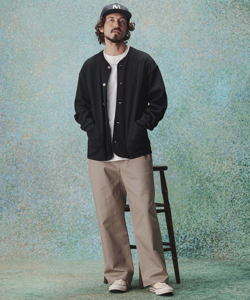 THEOREM(セオレム)の「mp14977- Hard Workers Wide Chino Pants ワイドチノパンツ(TRM-3661)(チノパンツ・メンズ・ネイビー/ベージュ/ブラック・S/L/M/XL)」の7枚目の写真