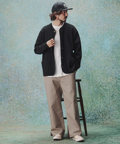 THEOREM(セオレム)の「mp14977- Hard Workers Wide Chino Pants ワイドチノパンツ(TRM-3661)(チノパンツ・メンズ・ネイビー/ベージュ/ブラック・S/L/M/XL)」の8枚目の写真