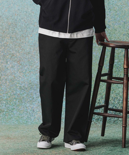 THEOREM(セオレム)の「mp14977- Hard Workers Wide Chino Pants ワイドチノパンツ(TRM-3661)(チノパンツ・メンズ・ネイビー/ベージュ/ブラック・S/L/M/XL)」の10枚目の写真