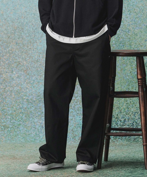 THEOREM(セオレム)の「mp14977- Hard Workers Wide Chino Pants ワイドチノパンツ(TRM-3661)(チノパンツ・メンズ・ネイビー/ベージュ/ブラック・S/L/M/XL)」の11枚目の写真