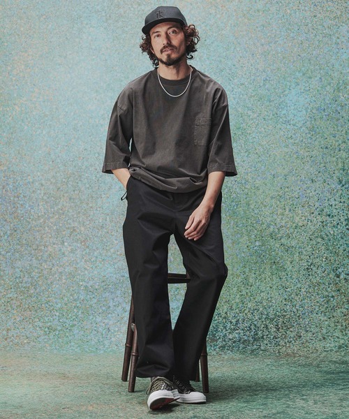 THEOREM(セオレム)の「mp14977- Hard Workers Wide Chino Pants ワイドチノパンツ(TRM-3661)(チノパンツ・メンズ・ネイビー/ベージュ/ブラック・S/L/M/XL)」の15枚目の写真
