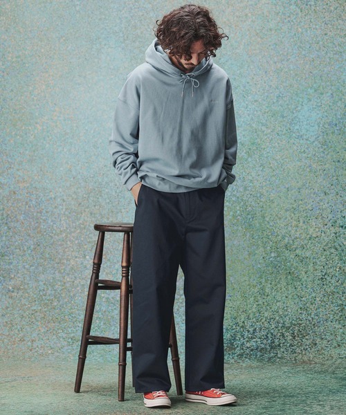 THEOREM(セオレム)の「mp14977- Hard Workers Wide Chino Pants ワイドチノパンツ(TRM-3661)(チノパンツ・メンズ・ネイビー/ベージュ/ブラック・S/L/M/XL)」の20枚目の写真