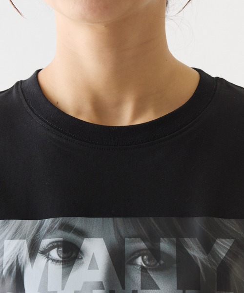 COLONY 2139（コロニートゥーワンスリーナイン）の「MANYQUIET ロゴTシャツ（Tシャツ/カットソー・レディース・ライトグレー/ホワイト/ブラック・FREE）」の19枚目の写真