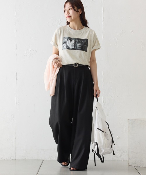 COLONY 2139（コロニートゥーワンスリーナイン）の「MANYQUIET ロゴTシャツ（Tシャツ/カットソー・レディース・ライトグレー/ホワイト/ブラック・FREE）」の15枚目の写真