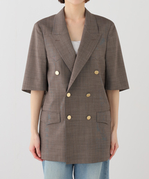 Couture d'adam（クチュールドアダム）の「COUTURE D`ADAM/クチュールドアダム　別注ハーフスリーブDIXIE JK DOUBLE(ブラウン)（その他アウター）」