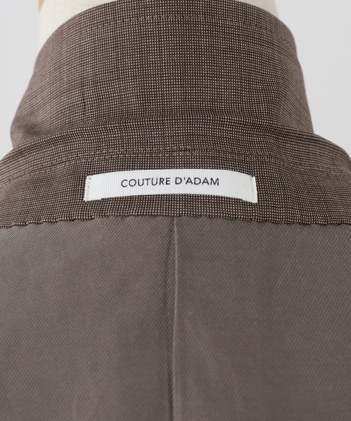 FRAMeWORK（フレームワーク）の「COUTURE D`ADAM/クチュールドアダム　別注ハーフスリーブDIXIE JK DOUBLE(ブラウン)（その他アウター・レディース・ブラウン・FREE）」の10枚目の写真