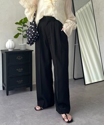 prose verse | センタープレスダブルタックパンツ(スラックス)