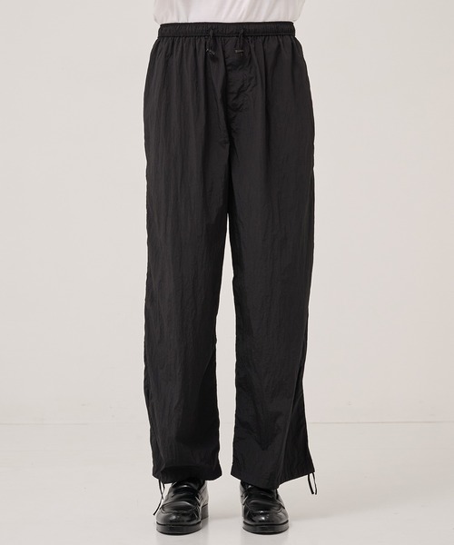 ATON(エイトン)の「【ATON/エイトン】HAND DYED NYLON UTILITY PANTS(その他パンツ・メンズ・ブラック・4)」の4枚目の写真