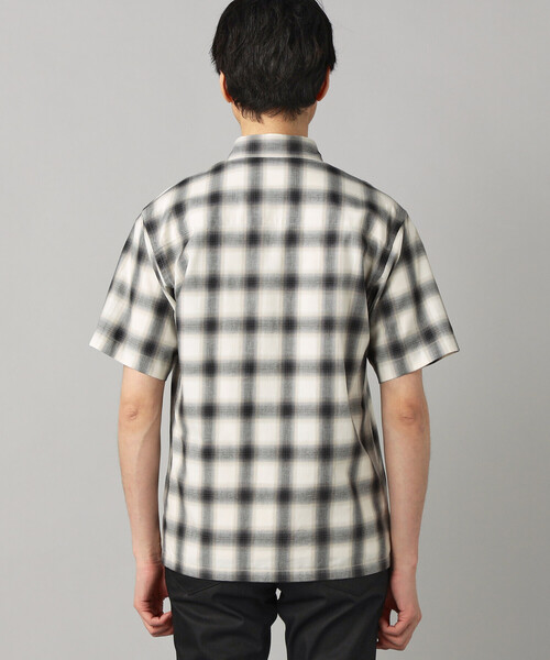 COMME CA MEN(コムサメン)の「オンブレチェック 半袖レギュラーカラーシャツ(シャツ/ブラウス・メンズ・ダークブラウン/グレー系その他・S/M/L)」の15枚目の写真